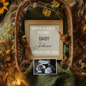 Fantasy Pregnancy Announcement - Digital Download For Social Media