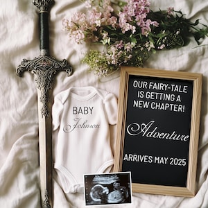 Fantasy Pregnancy Announcement - Digital Download For Social Media