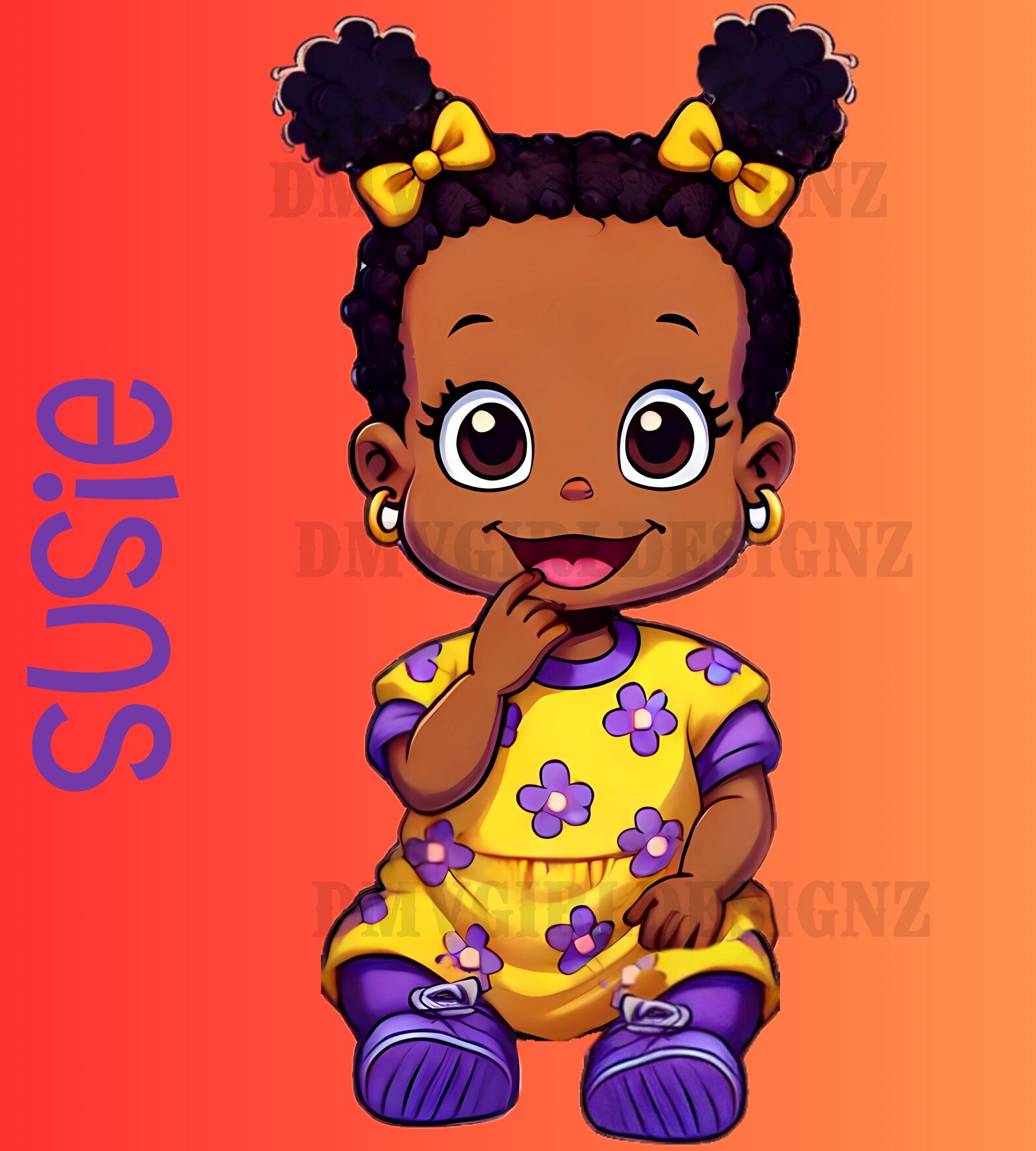 African American Rugrats Fan Art: Transparent Digital Bundle (digital ...