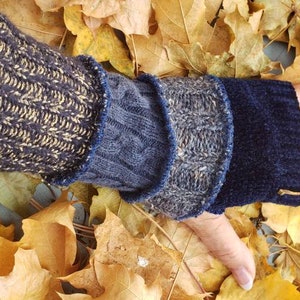Texting gloves by Jaxhatsmontana - Jax hats - fingerless gloves - gloves - mittens - repurposed sweater arm warmers - upcycled armwarmers#27