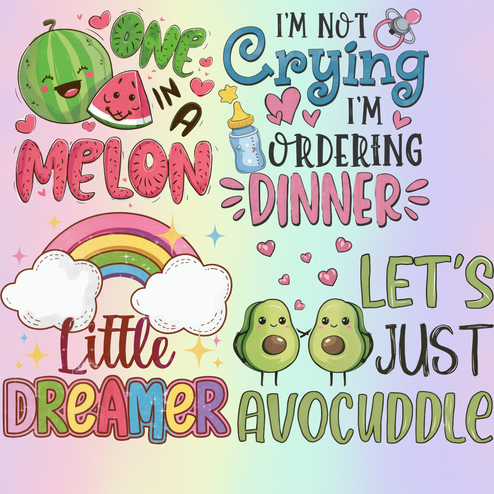 Funny Baby Png Bundle, 20 Baby Quotes Sublimation Designs, Newborn Png ...