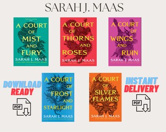 Sarah J. Maas Paquete de paquetes Una corte de espinas y rosas / Descarga digital PDF