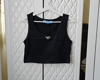 Casual Women Tank Top, Cotton T-Shirt, Trendy Style Tank Top, Elegant Unisex Crop Top