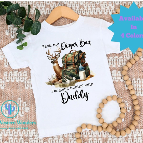 Deer Hunting Infant Tshirt For Baby Hunter Shirt For Baby Boy Camo Tee Gift For Boy Baby Shower Gift For Boys First Birthday Country Boy