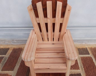 Handmade Adirondack Chair Squirrel Feeder