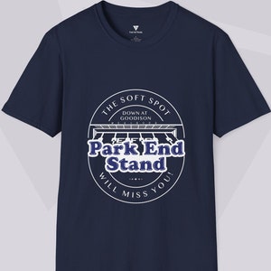 Park End Stand Farewell Goodison Tribute, uniseks T-shirt voor Everton-fans.