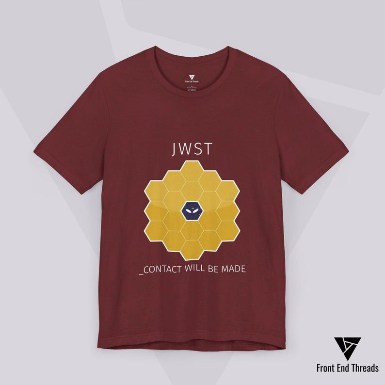 James b Space Telescope T Shirt, NASA JWST T Shirt, Hex Shaped