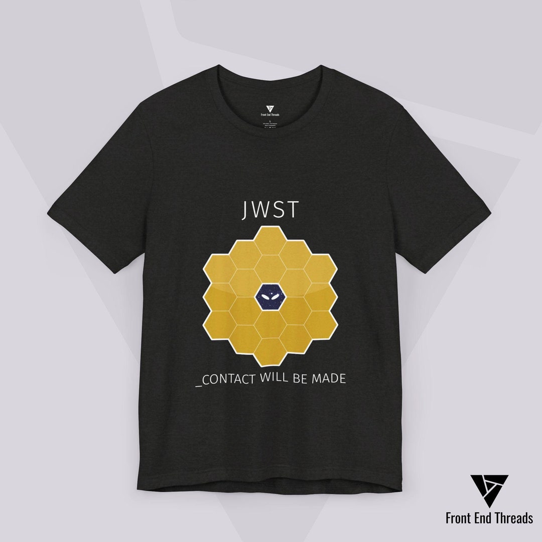 James b Space Telescope T Shirt, NASA JWST T Shirt, Hex Shaped