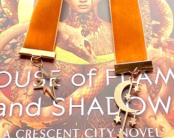 Bookmark, Crescent City 3, Sarah J.Maas inspired, House of Flame and Shadow, Bryce, HOFAS bookmark, officially licensed SJM bookmark