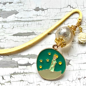 Le petit prince inspired bookmark, the little prince inspired, handmade bookmark, book hook, Petit Prince fanart