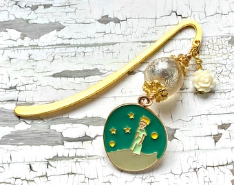 Le petit prince inspired bookmark, the little prince inspired, handmade bookmark, book hook, Petit Prince fanart