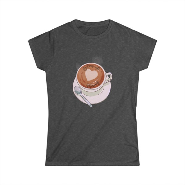 Women's soft T-shirt, Mother's Day Gift, Coffee lover tee shirt, Joy comes in the morning shirt, Gift for her, Gift for coffee lover, Tshirt