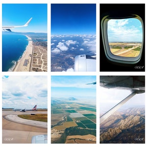 Lot de 10 photos Sky of USA, photos de l'auteur Sky of USA, pas de cartes postales, 3,5 x 3,5 cm (4 x 6 po.), 8,5 x 11 po.