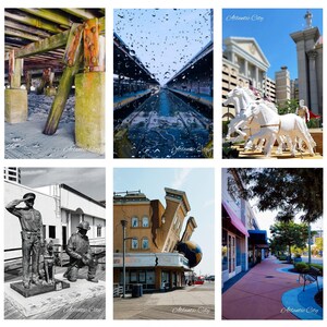 Set di foto di Atlantic City di 10, foto dell'autore di Atlantic City, non cartoline, 3,5x3,5, 4x6, 8,5x11 pollici