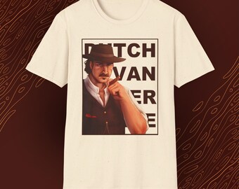 Western Outlaw Portrait T-Shirt | Vintage Cowboy Illustration
