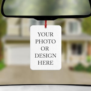 Custom Personalized Phot -  Double Sided Hanging Air Freshener