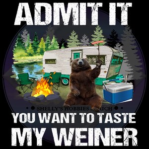 Admítelo, solo quieres probar mi Weiner - Archivos PNG del tráiler de viaje