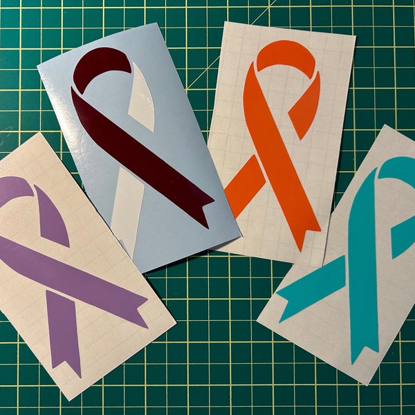 Cancer Ribbon Car Decal/Sticker