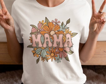 Flower t-shirt for mom