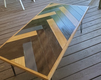 Herringbone Coffee Table