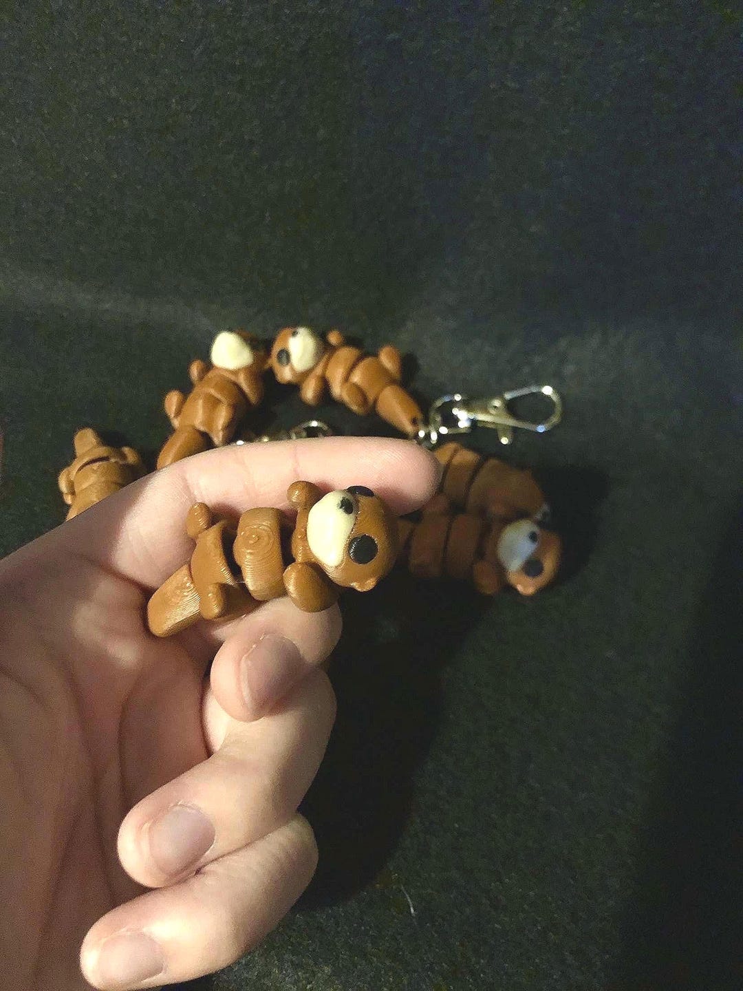 3D Printed Fidget Otter Keychain - 3D Printed Fidget - 3D Printed ...