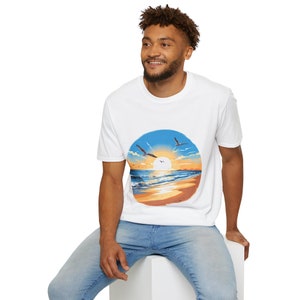 Summer T-shirt on the beach