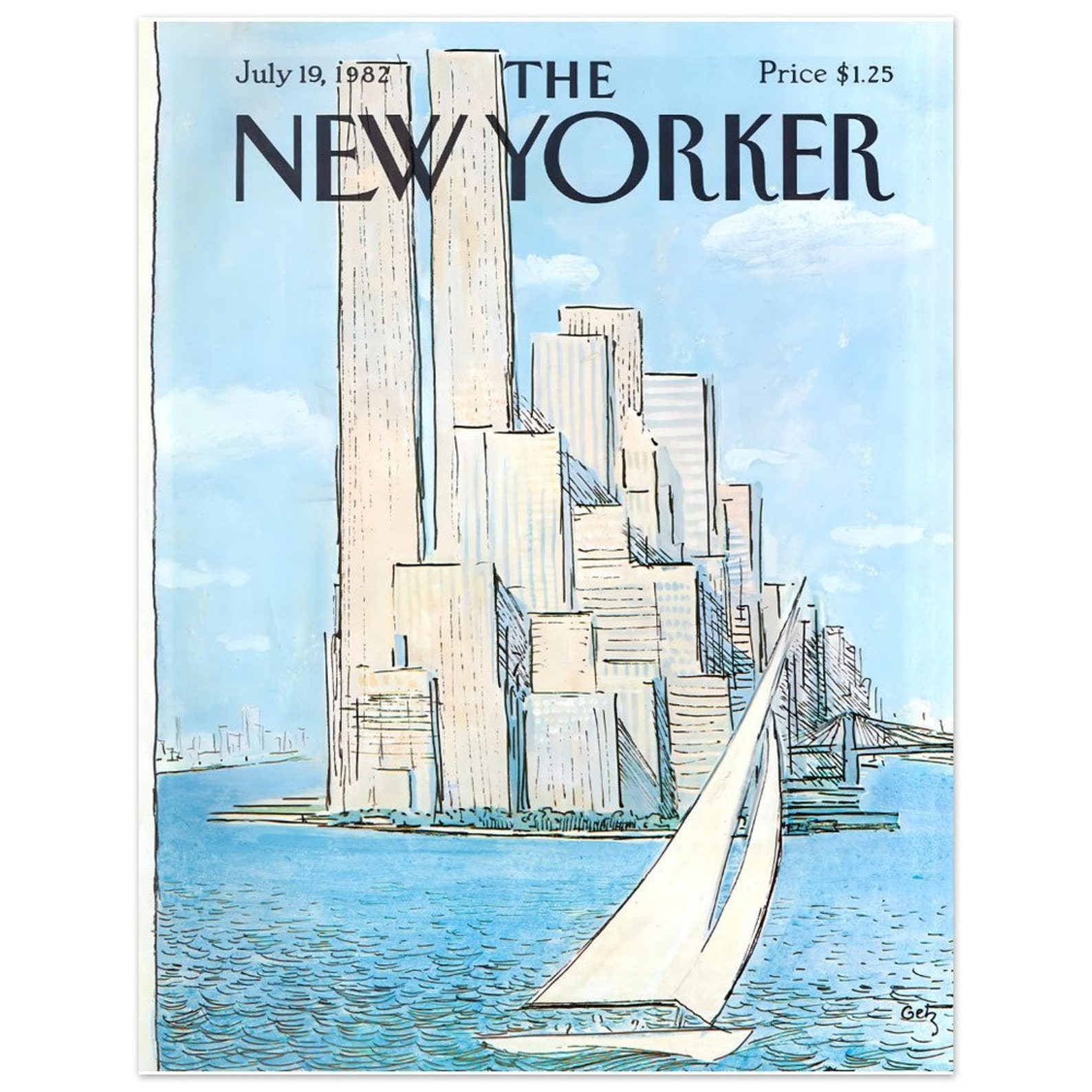 the new yorker magazine poster
