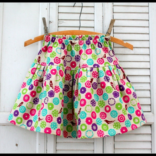 Instant Download The Penny Skirt DIY Tutorial PDF Pattern Ebook Sweet and Girly Sizes 1-6