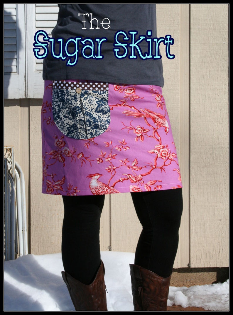 Instant Download The SUGAR Skirt DIY Tutorial PDF Pattern Ebook Sizes 12 months to 12 14 Youth and Women image 2