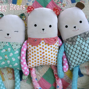 Instant Download Huggy Bears Pattern for 16 or 18 Plush Bear Toy Doll DIY Sewing Tutorial image 3