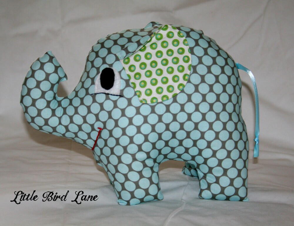 Instant Dowmload PDF Pattern E the Elephant by Little Bird - Etsy