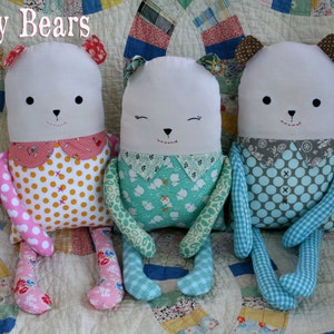 Instant Download Huggy Bears Pattern for 16 or 18 Plush Bear Toy Doll DIY Sewing Tutorial image 4