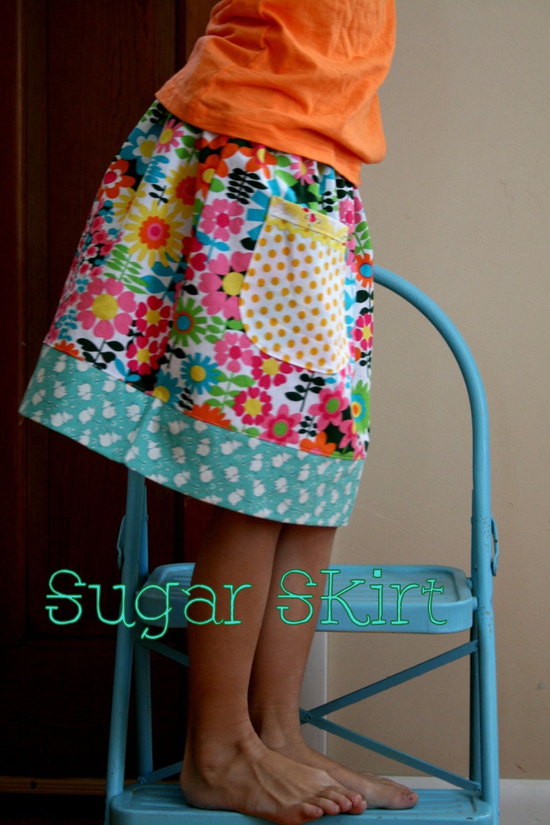 Instant Download The SUGAR Skirt DIY Tutorial PDF Pattern Ebook Sizes 12 months to 12 14 Youth and Women image 5