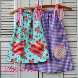 Instant Download The Junebug Sun Dress PDF Sewing Pattern DIY Tutorial Little Bird Lane Size 12 Mo to Size 7-8 image 4