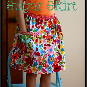 Instant Download The SUGAR Skirt DIY Tutorial PDF Pattern Ebook Sizes 12 months to 12 14 Youth and Women image 4