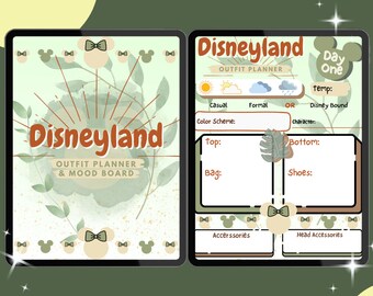Sage & Beige DL Outfit Planner Template