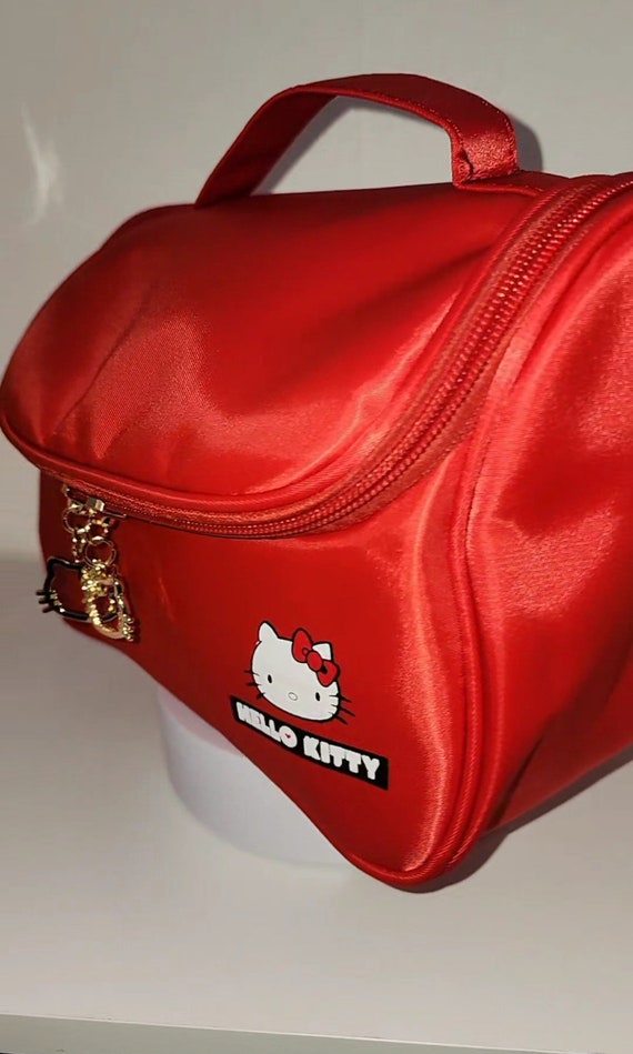 Large Red Hello Kitty Makeup Bag