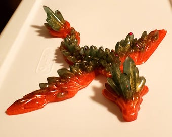 Crystal Dragon Figurine – Custom Color Choice