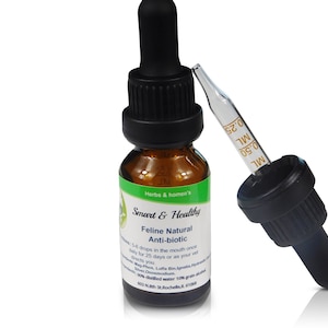 Feline Natural Anti-biotic. Homeopathic, for the health & wellbeing of your cat.