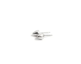 mini sterling silver cone studs