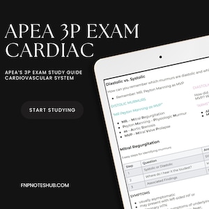 3P APEA Lernführer | Herz-Kreislauf-System | F.N.P. | AGPN | Notizen zum Studium
