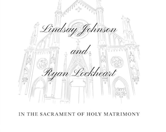 KATHOLIEK HUWELIJKSPROGRAMMA | Sjabloon | Digitale download | Aangepast | Katholieke mis | Trouwprogramma | Ceremonieprogramma