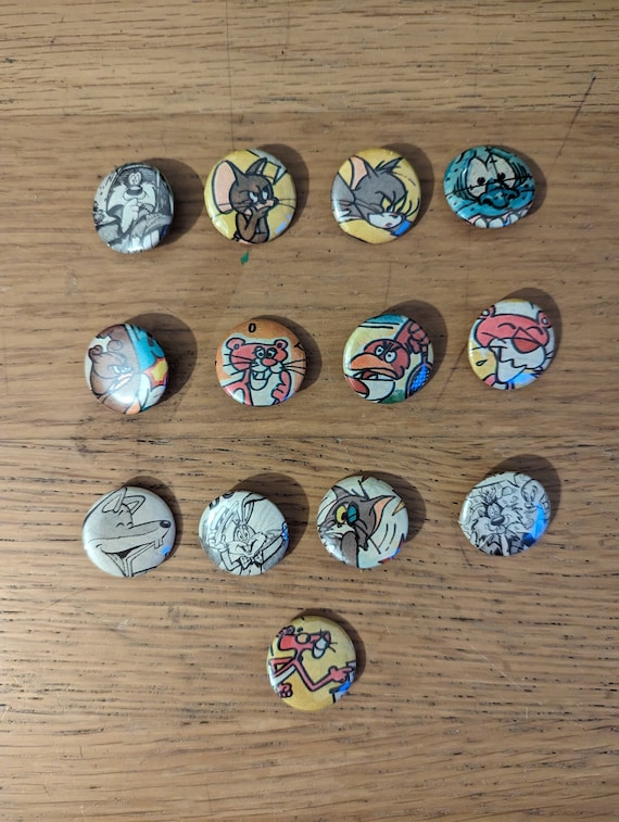 Marriott Sketches Badges | Vintage Cartoons