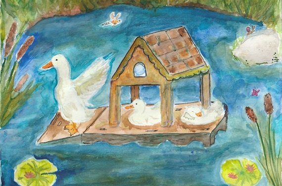 The Duck House - Art Print