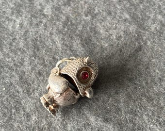 Charme Vintage Voiture Ouvrant En Argent Sterling 925 - 3,7g, 2cm, France, Occasion