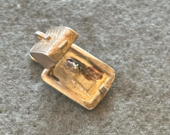 ヴィンテージ マッピンウエブ スターリングシルバーインゴット ペンダントF570 プラチナ900 専用ペンダントトップ《純金の雫型》『アンティーク