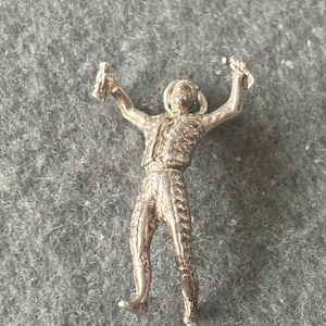 Vintage Sterling Silver 925 Charm Pendant. Male Flamenco Dancer. Matador, Bullfighter. Spain Spanish