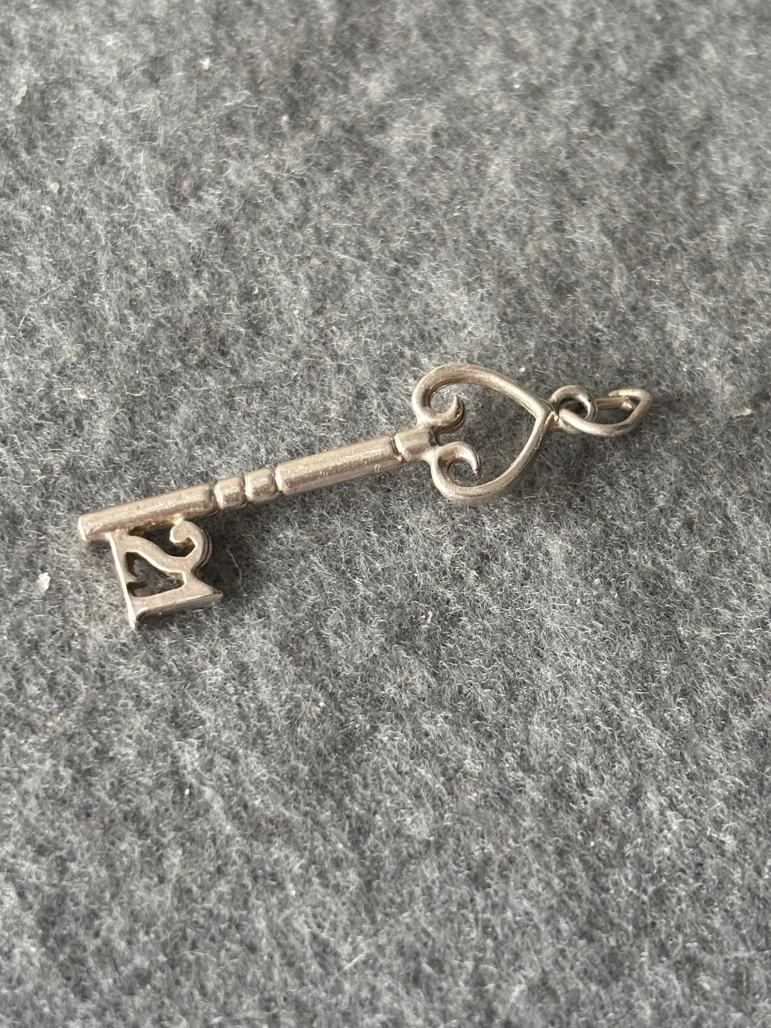 21 Key Old Vintage Sterling Silver 925 Charm Pendant. 21st Birthday 21 Key to the ...