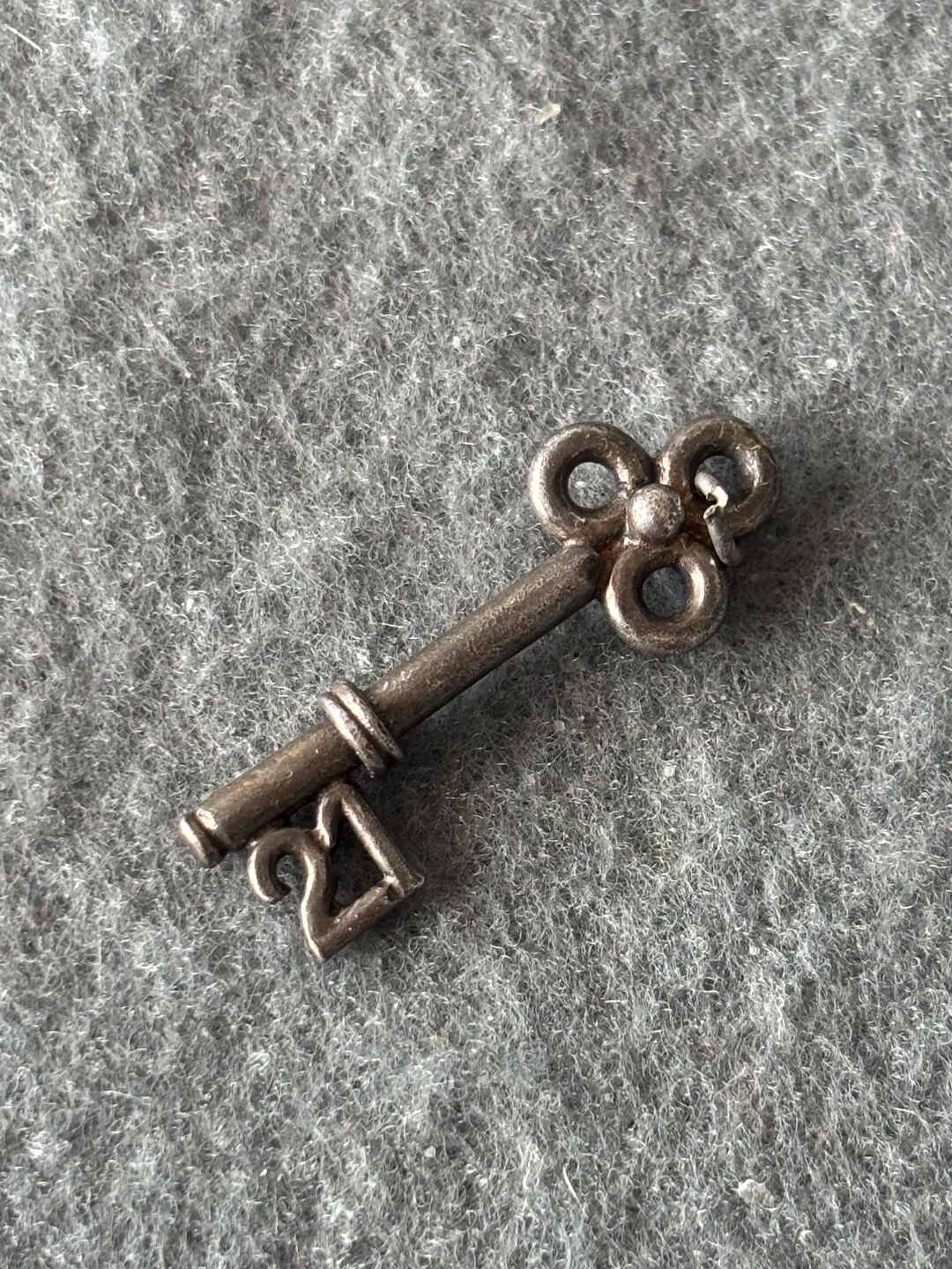 Charm Chiave Cuore in Argento | Gioielli DOP