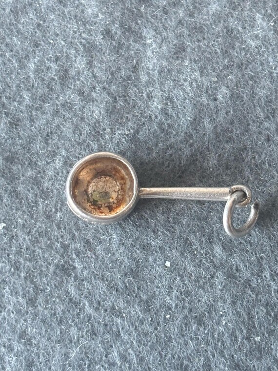 Pendentif Breloques Argent 835 - 2 Canards, Pour Chaîne Ou Bracelet, Occasion Vintage